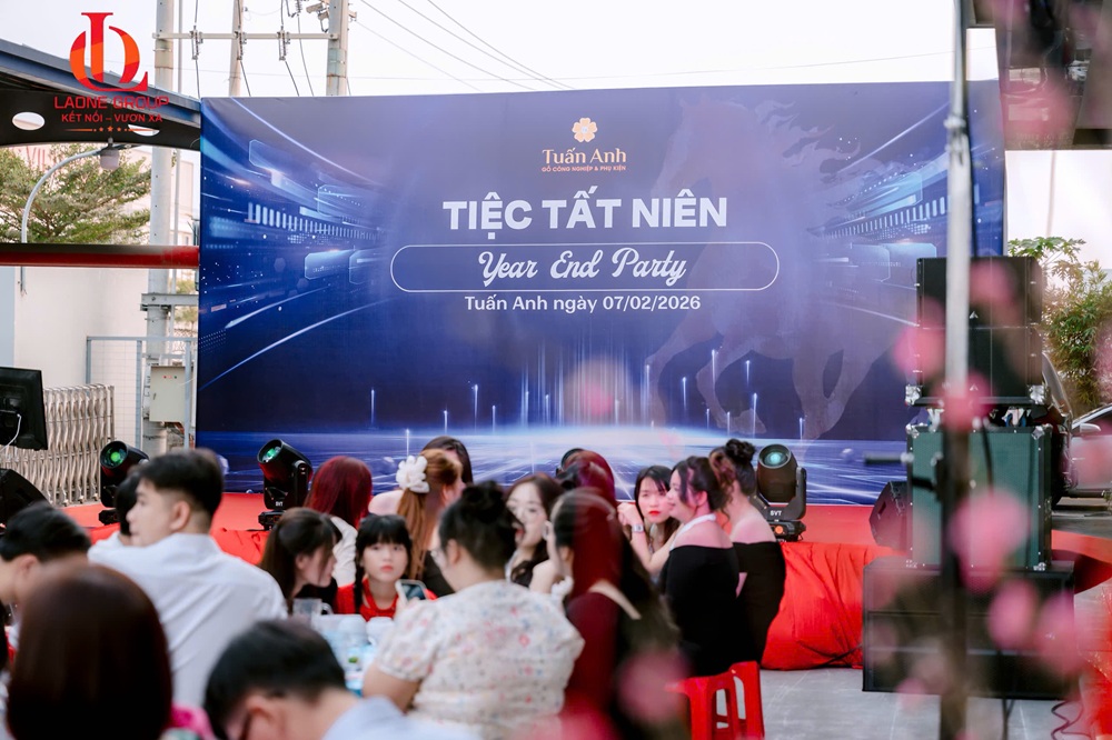 Tiệc Tất Niên Của Công Ty Anh Tuấn Do LaOne Group Thực Hiện