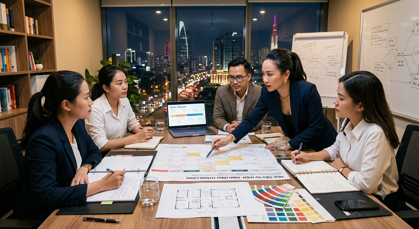 Bắt đầu từ Mục tiêu: Định hình thành công của sự kiện